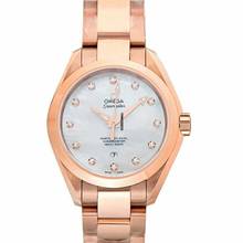 Thumbnail von Omega Seamaster Aqua Terra 231.50.34.20.55.001 - Seamaster Automatic Mother of pearl Dial 18kt Rose Gold Ladies Watch </h1>