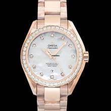 Thumbnail von Omega Seamaster Aqua Terra 231.55.34.20.55.003 - Seamaster Automatic Mother of pearl Dial 18kt Rose Gold Ladies Watch </h1>