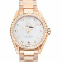 Thumbnail von Omega Seamaster Aqua Terra 231.55.39.21.55.001 - Seamaster Automatic Mother of pearl Dial 18kt Rose Gold Ladies Watch </h1>