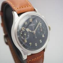 Thumbnail von Lemania Vintage Militär Chronograph RLM Lemania 15TL ultra RARE </h1>