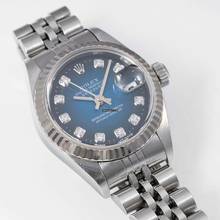 Thumbnail von Rolex Lady-Datejust 69174G - Datejust Blue Gradation Dial 26mm </h1>