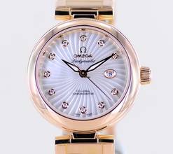 Thumbnail von Omega De Ville Ladymatic 18K Roségold Co-Axial Diamond Supernova Dial MOP Luxus B+P </h1>