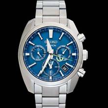 Thumbnail von Seiko Astron GPS Solar SBXC055 - Astron Quartz Blue Dial Stainless Steel Men's Watch </h1>