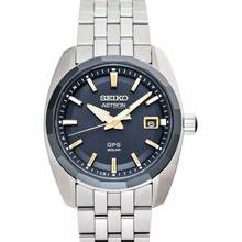 Thumbnail von Seiko Astron SBXD011 - Astron Quartz Black Dial Stainless Steel Men's Watch </h1>