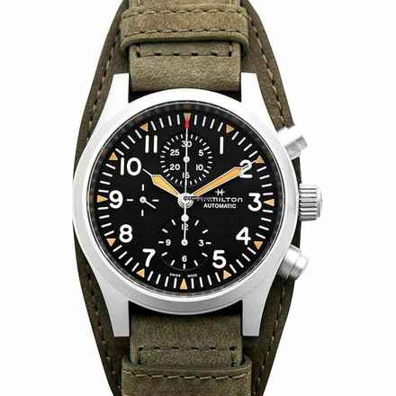  Hamilton Khaki Field H71706830 - Khaki Field Automatic Black Dial Stainless Steel Men's Watch </h1> 