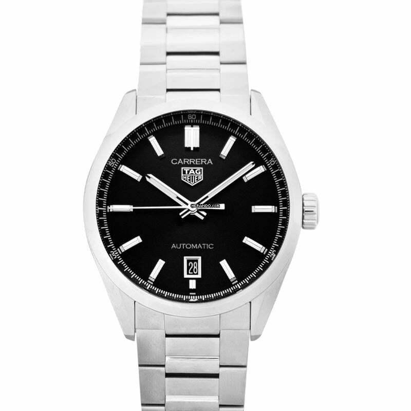 TAG Heuer Carrera WBN2110.BA0639 - Carrera Automatic Black Dial Stainless Steel Men's Watch </h1>