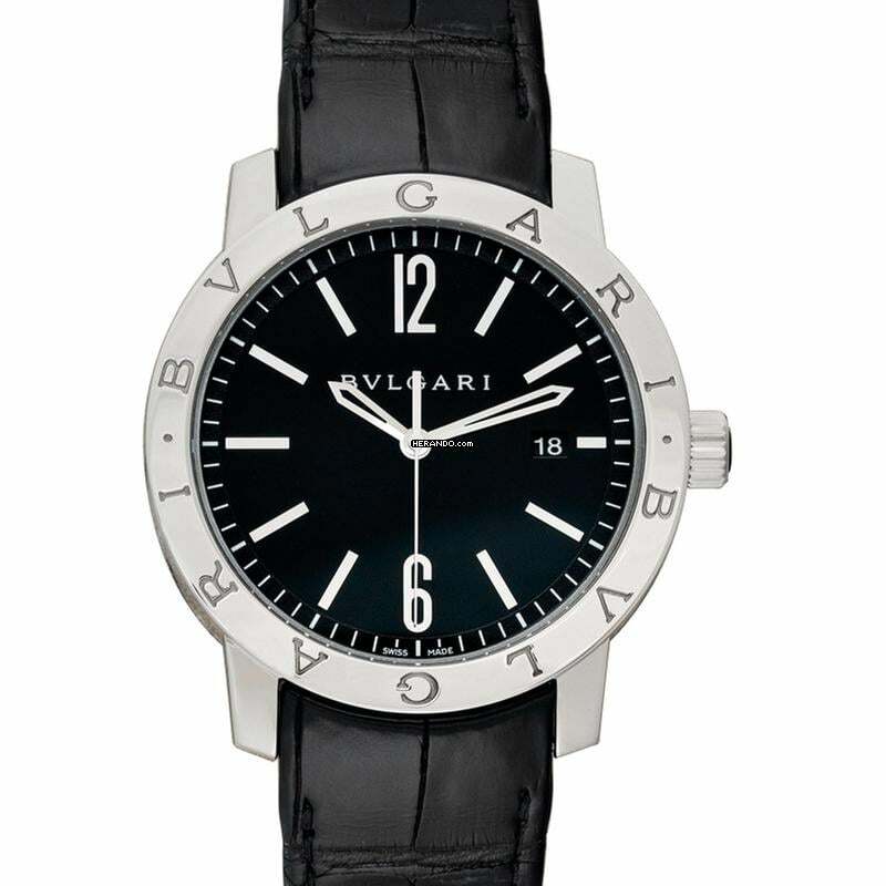  Bulgari Bulgari 101867 - Bvlgari Bvlgari Automatic Black Dial Stainless Steel Men's Watch </h1> 