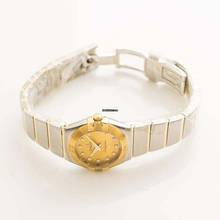 Thumbnail von Omega Constellation Quartz 123.20.24.60.58.001 - Constellation Quartz 24 mm Quartz Gold Dial Diamond Indexes Ladies W </h1>