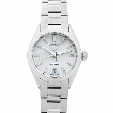  TAG Heuer Carrera Lady WBN2410.BA0621 - Carrera Automatic Mother of pearl Dial Stainless Steel Ladies Watch </h1> 