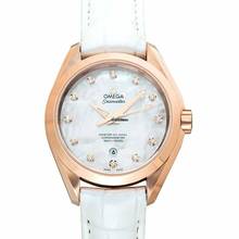 Thumbnail von Omega Seamaster Aqua Terra 231.53.34.20.55.001 - Seamaster Automatic Mother of pearl Dial 18kt Rose Gold Ladies Watch </h1>