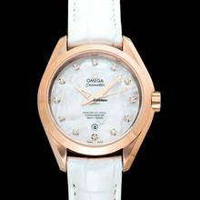 Thumbnail von Omega Seamaster Aqua Terra 231.53.34.20.55.001 - Seamaster Automatic Mother of pearl Dial 18kt Rose Gold Ladies Watch </h1>