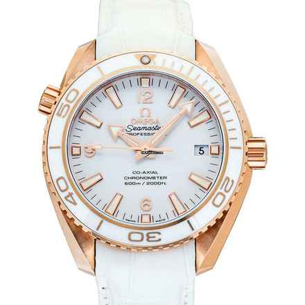  Omega Seamaster Planet Ocean 232.63.42.21.04.001 - Seamaster Automatic White Dial 18kt Rose Gold Unisex Watch </h1> 