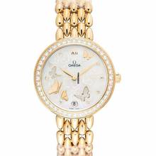 Thumbnail von Omega De Ville Prestige 424.55.33.20.55.008 - De Ville Automatic Mother of pearl Dial 18kt Yellow Gold Ladies Watc </h1>