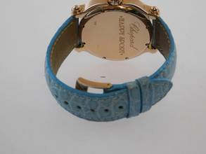 Thumbnail von Chopard Happy Sport II SUN 18 Karat Rosegold 38 mm im Top Zustand mit Krokoband