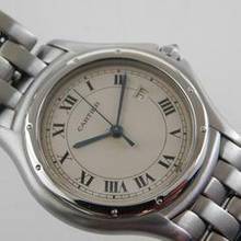 Thumbnail von Cartier Cougar Panthere Cougar Stahl XL mit Datum im Traum Zustand mit original Box