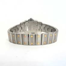 Thumbnail von Cartier Santos Galbée 24mm Quartz 2 Tone 0.7TCW Diamond Watch NEW Model </h1>