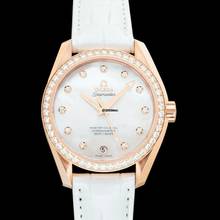 Thumbnail von Omega Seamaster Aqua Terra 231.58.34.20.55.003 - Seamaster Automatic Mother of pearl Dial 18kt Rose Gold Ladies Watch </h1>