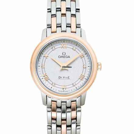  Omega De Ville Prestige 424.20.27.60.52.003 - De Ville Quartz Silver Dial Stainless Steel Ladies Watch </h1> 