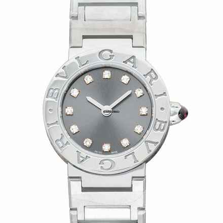  Bulgari Bulgari 102942 - Bvlgari Bvlgari Quartz Black Dial Stainless Steel Ladies Watch </h1> 