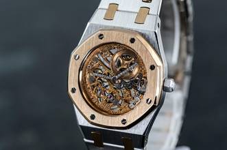 Thumbnail von Audemars Piguet Royal Oak Skeleton | Platinum & Roségold | 14794PR | Caliber 2003 | AP Service 2021