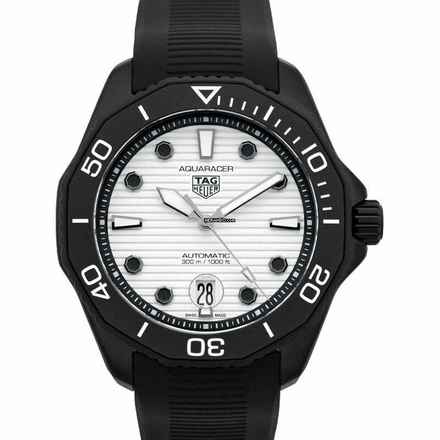  TAG Heuer Aquaracer WBP201D.FT6197 - TAG Heuer Aquaracer Professional 300 Automatic White Dial Black Rubber Wa </h1> 