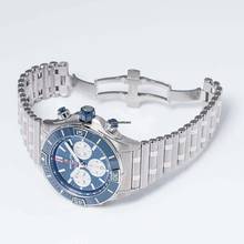 Thumbnail von Breitling Chronomat 44 AB0136161C1A1 - Breitling Super Chronomat Automatic Blue Dial Steel Men's 44MM </h1>