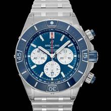 Thumbnail von Breitling Chronomat 44 AB0136161C1A1 - Breitling Super Chronomat Automatic Blue Dial Steel Men's 44MM </h1>