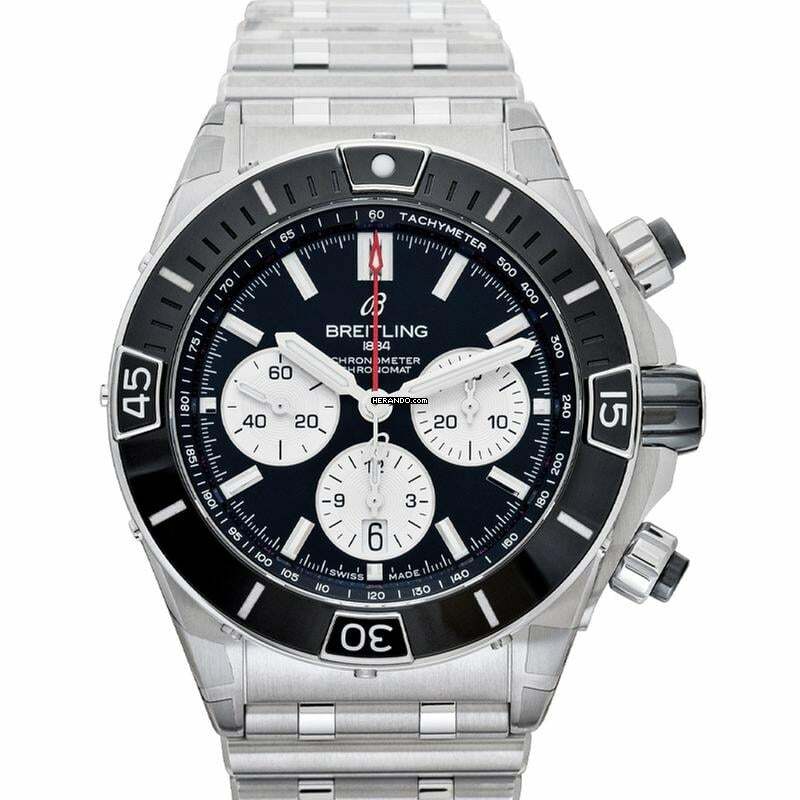  Breitling Chronomat AB0136251B1A1 - Chronomat Automatic Black Dial Stainless Steel Men's Watch </h1> 