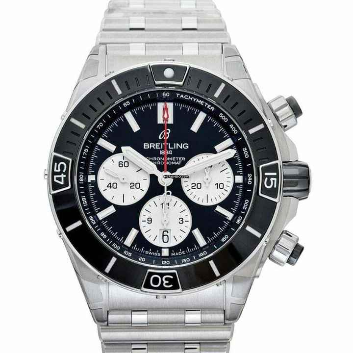  Breitling Chronomat AB0136251B1A1 - Chronomat Automatic Black Dial Stainless Steel Men's Watch </h1> 