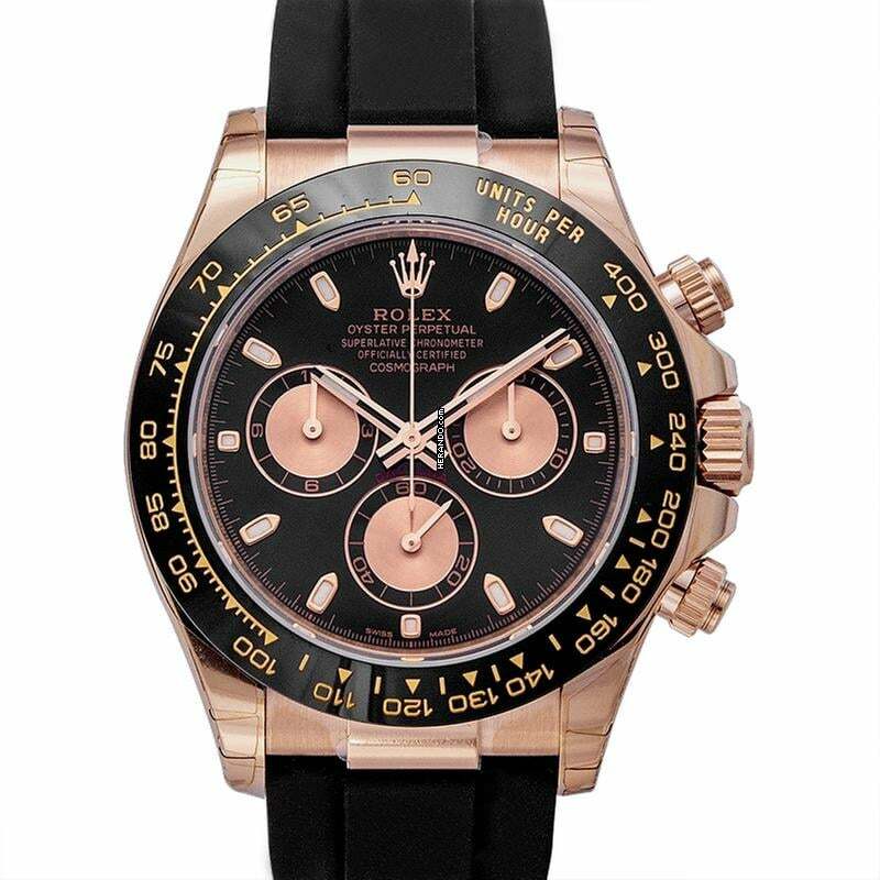  Rolex Daytona 116515LN - Cosmograph Daytona 18ct Everose Gold Automatic Black Dial Men's Watch </h1> 