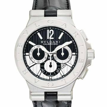  Bulgari Diagono 101881 - Diagono Automatic Two-tone Dial Stainless Steel Men's Watch </h1> 