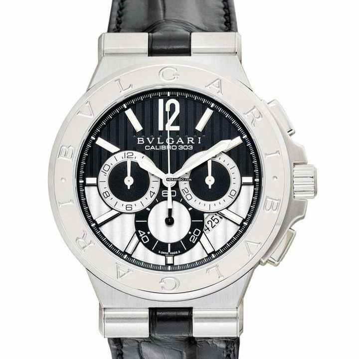  Bulgari Diagono 101881 - Diagono Automatic Two-tone Dial Stainless Steel Men's Watch </h1> 