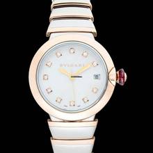 Thumbnail von Bulgari Lucea 102384 - LVCEA Automatic Mother of pearl Dial Stainless Steel Ladies Watch </h1>