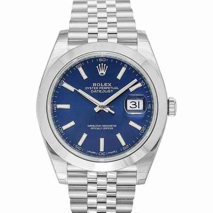  Rolex Datejust 41 126300 - Datejust 41 Blue Dial Automatic Men's Watch </h1> 