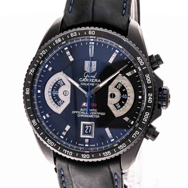  TAG Heuer Grand Carrera 43 mm Calibre 17 CAV518H UK Limited Edition 150 pcs. Full Set CAV518B 