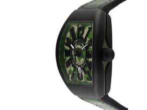 Thumbnail von Franck Muller Vanguard Camouflage Titan PVD Automatik Armband Leder Kautschuk Faltschließe 53x44mm Box&Pap. Full Set Neu