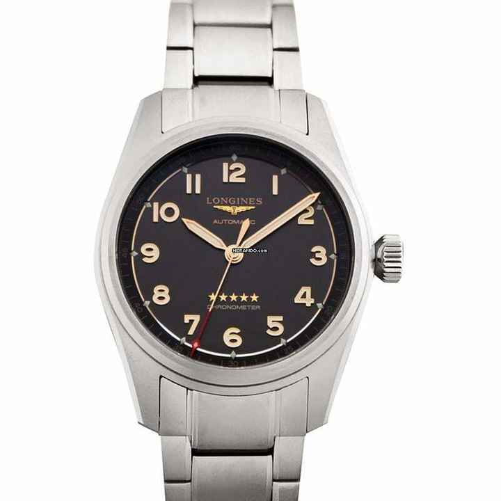  Longines Spirit L38101536 - Longines Spirit Automatic Grey Dial Titanium Men's Watch </h1> 
