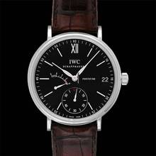 Thumbnail von IWC Portofino Handaufzug IW510102 - Portofino Hand-Wound Eight Days Manual-winding Black Dial Men's Watch </h1>