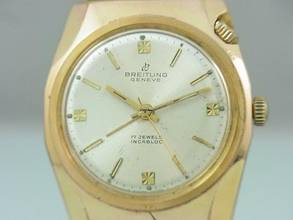 Thumbnail von Breitling Wecker Alarm 1125 Handaufzug Revisioniert Herrenuhr Vintage Ø36 Mm </h1>