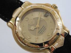 Thumbnail von TAG Heuer 6000 Series Chronometer Herrenuhr 18 Karat Gelbgold im Top Zustand Automatik 36 mm </h1>