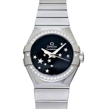  Omega Constellation Ladies 123.15.27.20.01.001 - Constellation Automatic Black Dial Stainless Steel Ladies Watch </h1> 