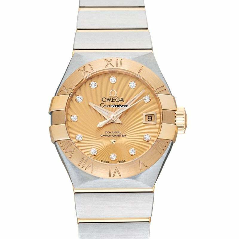 Omega Constellation Ladies 123.20.27.20.58.001 - Constellation Automatic Champagne Dial Stainless Steel Ladies Watch </h1>