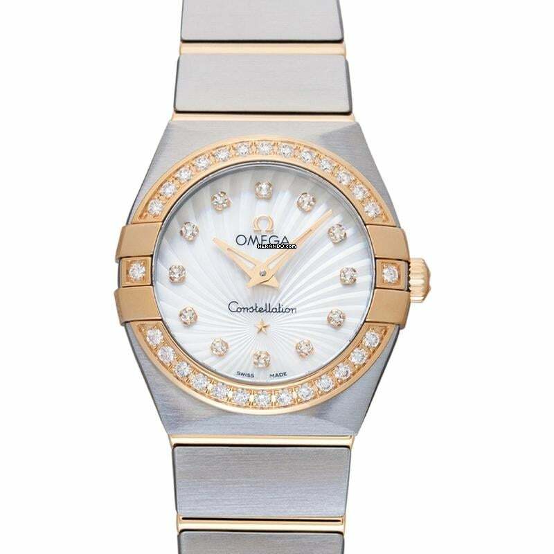 Omega Constellation Quartz 123.25.24.60.55.004 - Constellation Quartz Mother of pearl Dial Stainless Steel Ladies Wat </h1>
