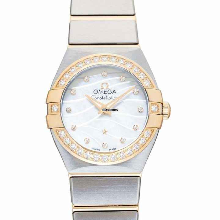  Omega Constellation Quartz 123.25.24.60.55.011 - Constellation Quartz Mother of pearl Dial Stainless Steel Ladies Wat </h1> 