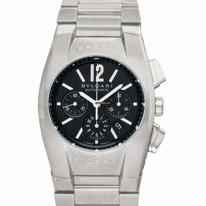  Bulgari Ergon 101215 - Ergon Automatic Black Dial Stainless Steel Men's Watch </h1> 