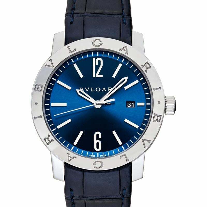  Bulgari Bulgari 102355 - Bvlgari Bvlgari Automatic Blue Dial Stainless Steel Men's Watch </h1> 