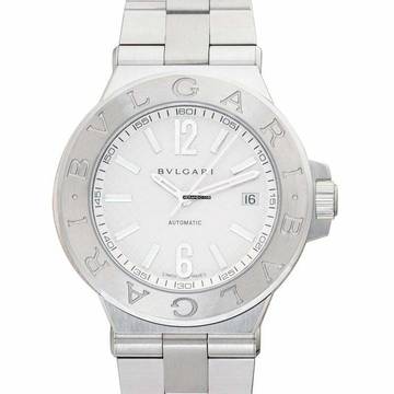  Bulgari Diagono 101628 - Diagono Automatic Silver Dial Stainless Steel Men's Watch </h1> 