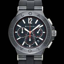 Thumbnail von Bulgari Diagono 102160 - Diagono Automatic Black Dial Stainless Steel Men's Watch </h1>