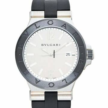  Bulgari Diagono 102252 - Diagono Automatic Silver Dial Stainless Steel Men's Watch </h1> 