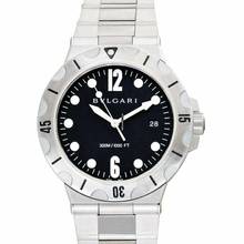 Thumbnail von Bulgari Diagono 102323 - Diagono Automatic Black Dial Stainless Steel Men's Watch </h1>